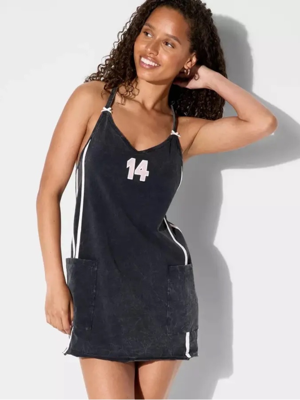 Vinyl Threads Sporty Racerback Jersey Dress Size Small